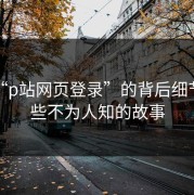 探寻“p站网页登录”的背后细节，那些不为人知的故事