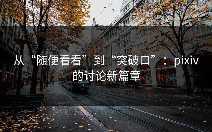 从“随便看看”到“突破口”：pixiv的讨论新篇章